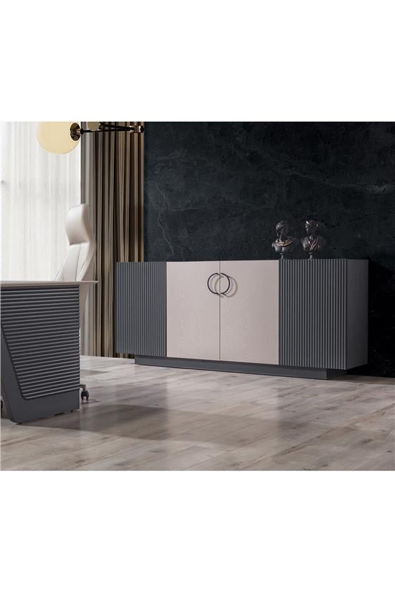 Eymense Kumsal Alfa Ofis Konsolu Krem