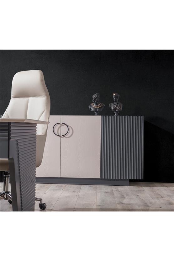 Eymense Kumsal Alfa Ofis Konsolu Krem