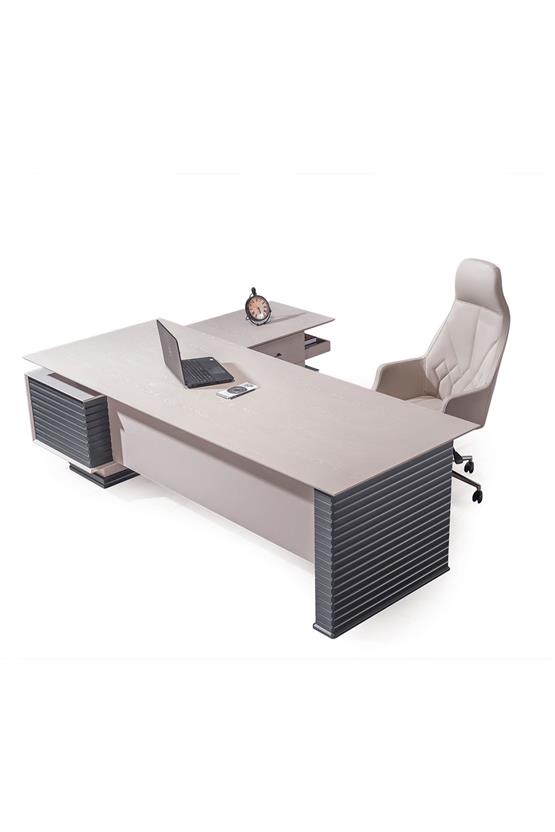 Eymense Kumsal Gama Ofis Çalışma Masası Krem