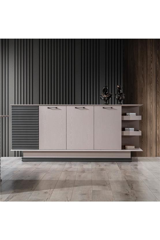 Eymense Kumsal Gama Ofis Konsolu Krem