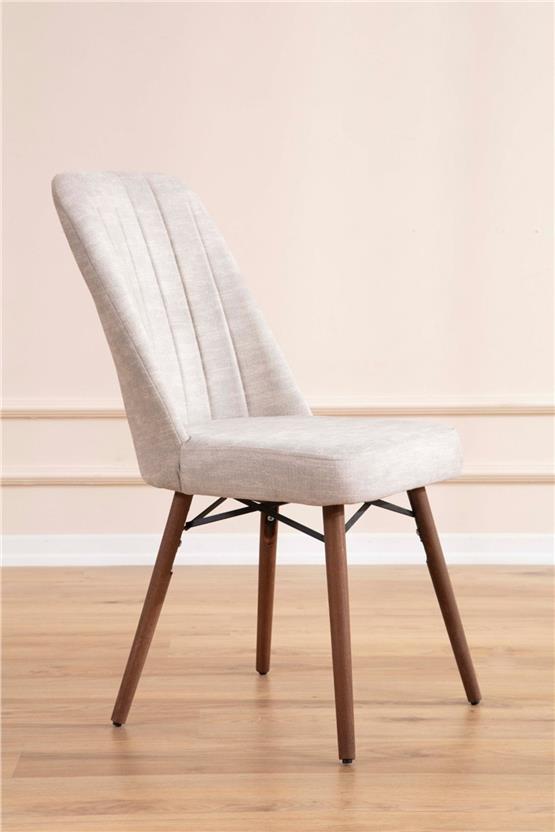 Eymense Lidyana 4 Sandalyeli Mutfak Masa Takımı Krem