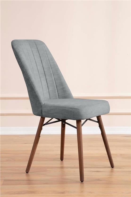 Eymense Lidyana 6 Sandalyeli Mutfak Masa Takımı Gri