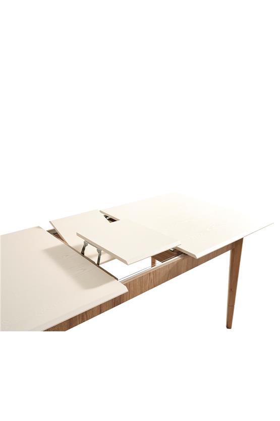 Eymense Linda 4 Sandalyeli Yemek Masa Takımı Krem