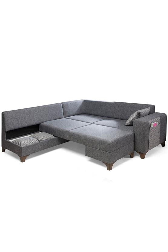Eymense Loft Köşe Koltuk Takımı Gri