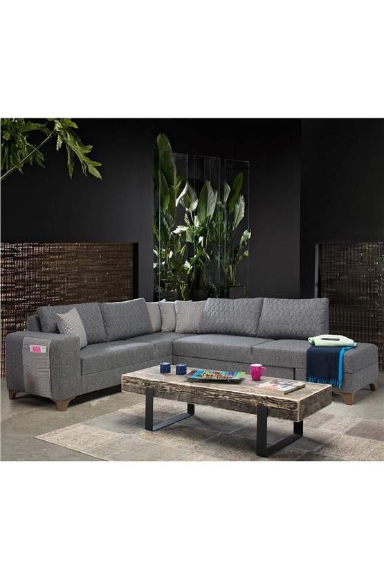 Eymense Loft Köşe Koltuk Takımı Gri