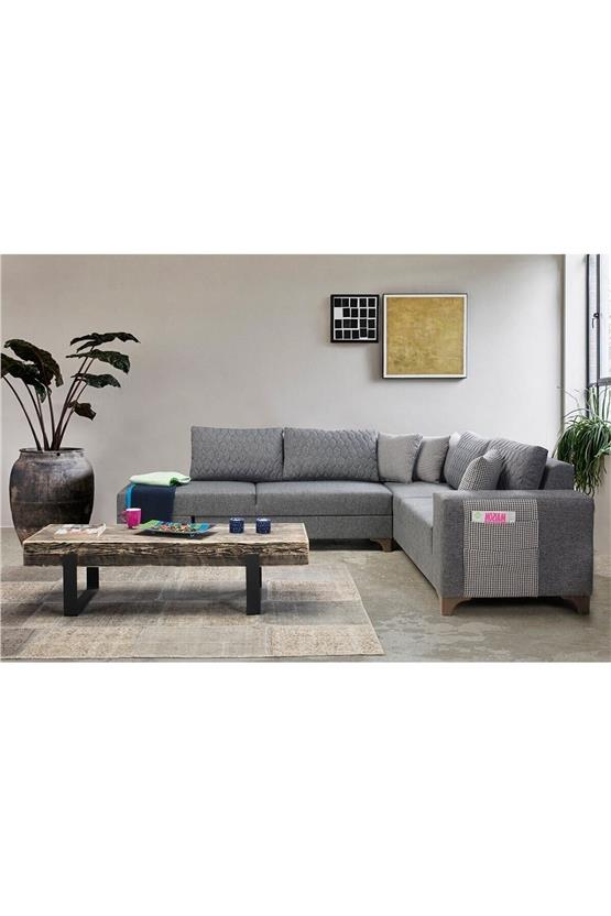 Eymense Loft Köşe Koltuk Takımı Gri