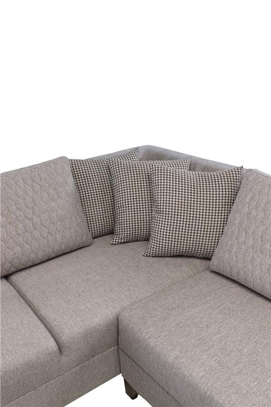 Eymense Loft Köşe Koltuk Takımı Krem