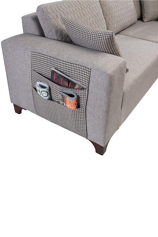 Eymense Loft Köşe Koltuk Takımı Krem