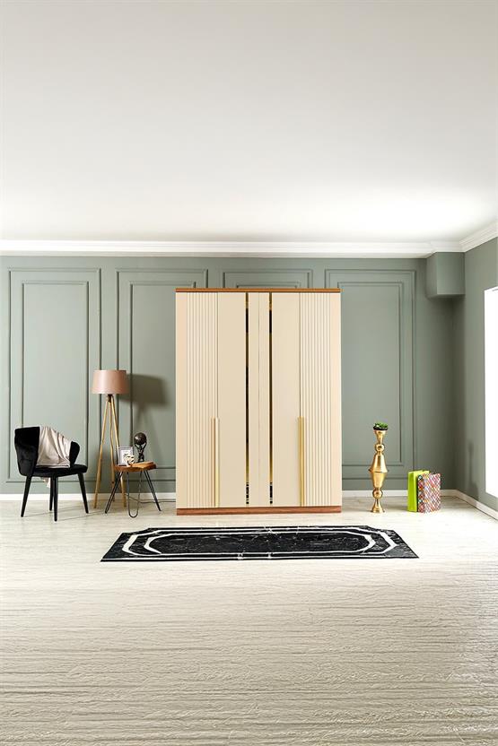Eymense Luna 160lık Gardırop Bej