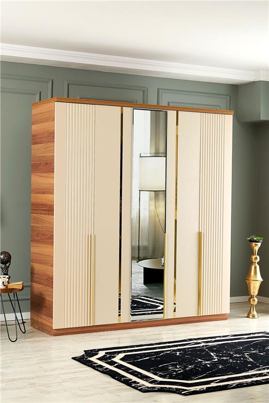 Eymense Luna 200lük Gardırop Bej