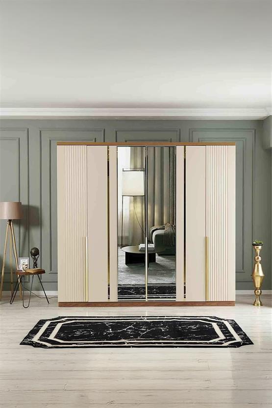 Eymense Luna 240lık Gardırop Bej