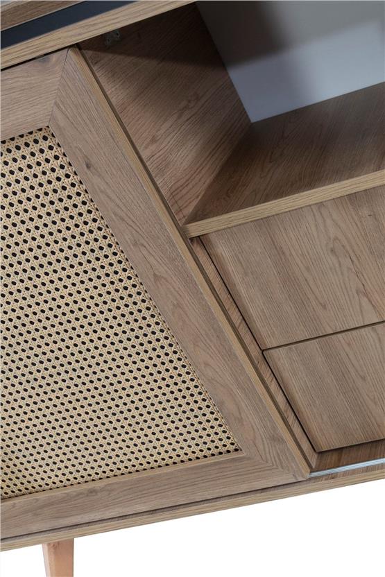 Eymense Mardin Ceviz Ofis Konsolu Ceviz