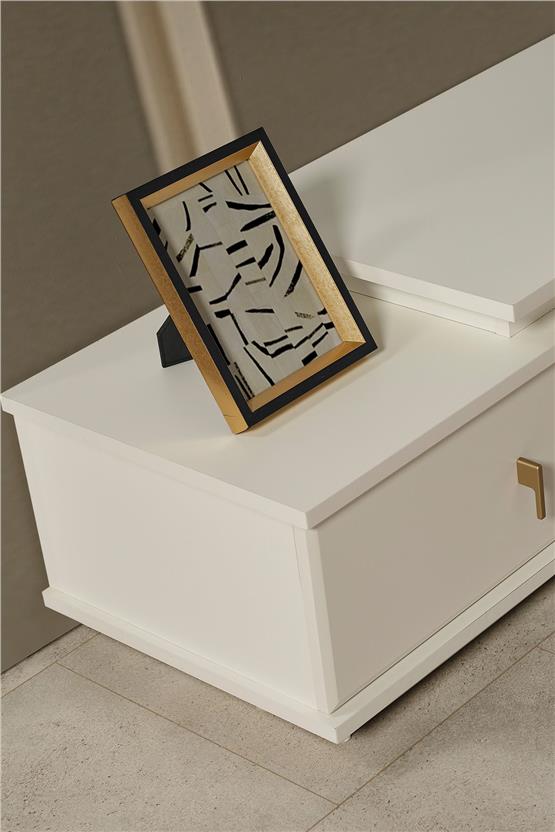 Eymense Masal Modern Tv Ünitesi Seti Krem