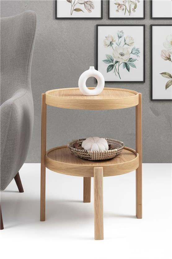 Eymense Milan Yuvarlak Yan Sehpa