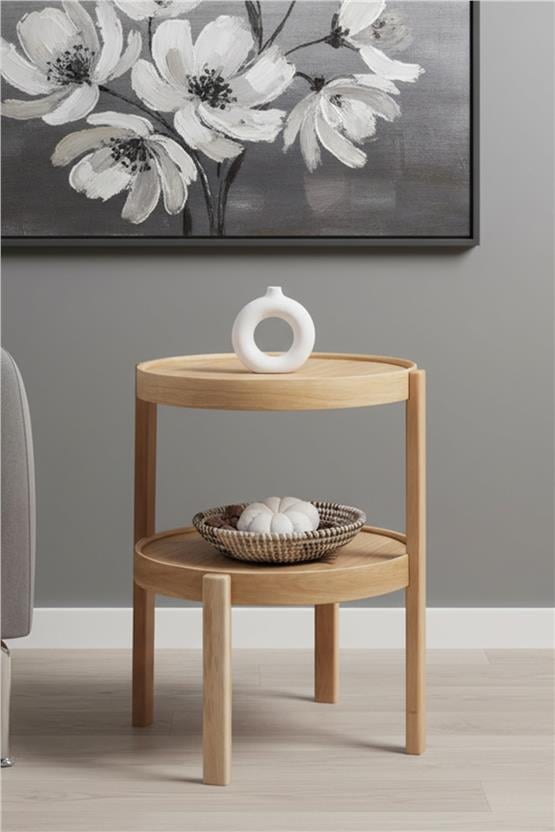 Eymense Milan Yuvarlak Yan Sehpa