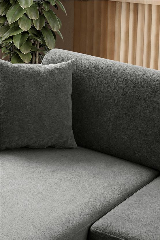 Eymense Mocha Plus Sırt Mekanizmalı Köşe Koltuk Antrasit Sol Köşe