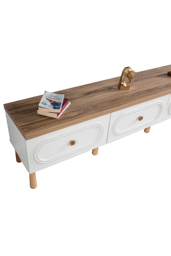 Eymense Modena Tv Ünitesi Seti Krem