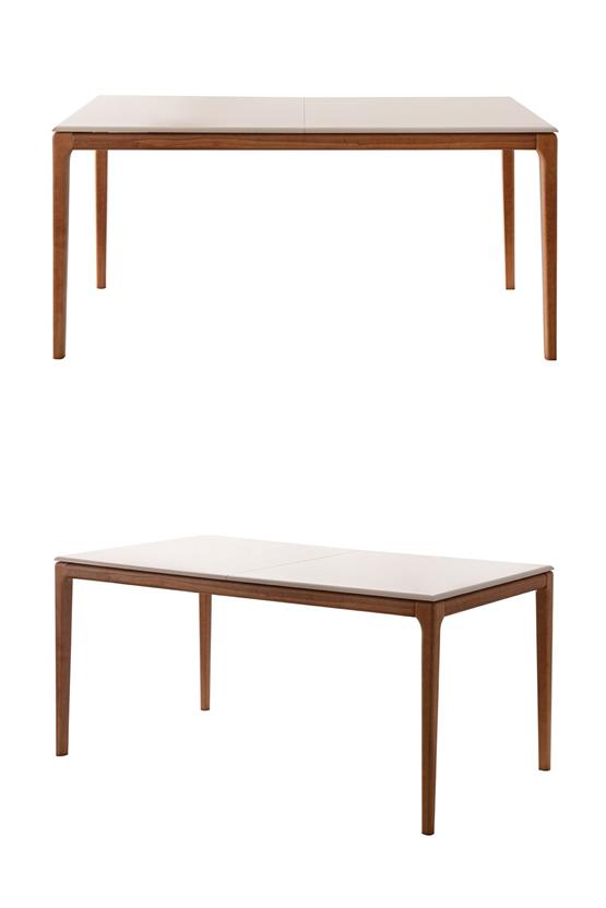 Eymense Nirvana Açılır Yemek Masa Takımı 6 Sandalyeli Krem