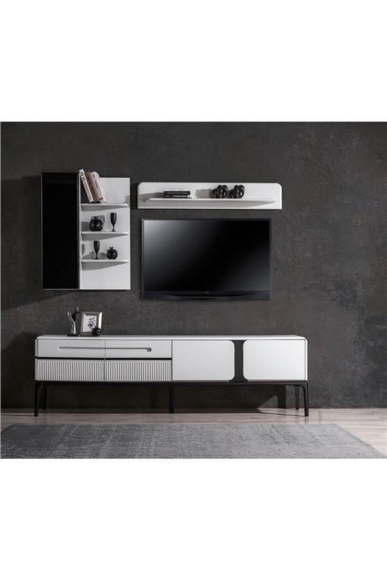 Eymense Nirvana Tv Ünitesi Seti Beyaz