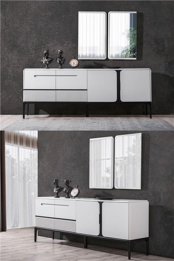 Eymense Nirvana Yemek Odası Konsolu Beyaz