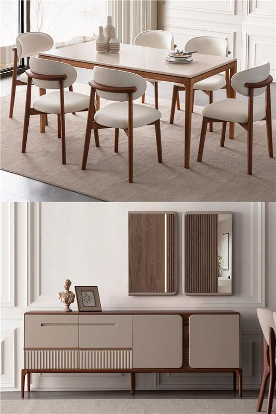 Eymense Nirvana Yemek Odası TakımıKum Beji