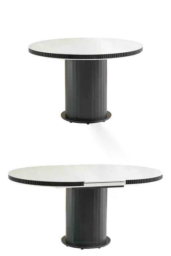 Eymense Nora 4 Sandalyeli Açılır Mutfak Masa Takımı Beyaz