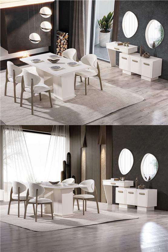 Eymense Nova 6 Sandalyeli Yemek Odası Takımı