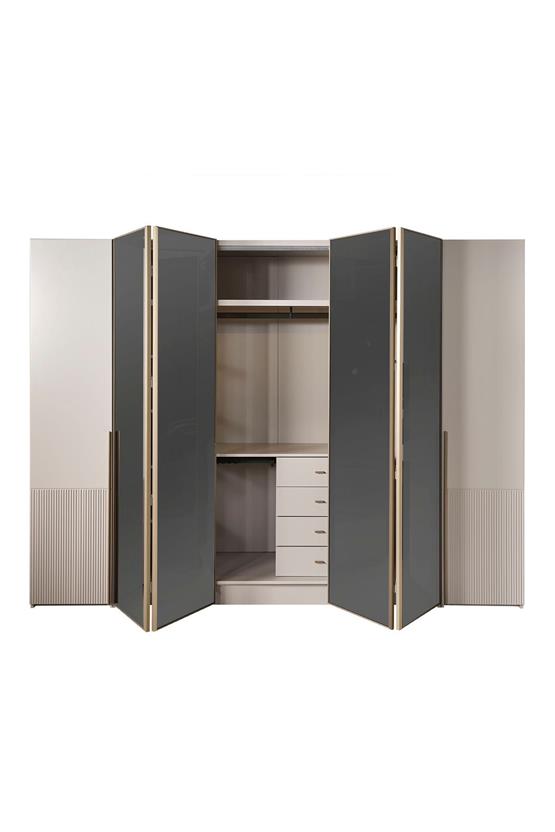 Eymense Oltu 6 Kapaklı Gardırop Bej