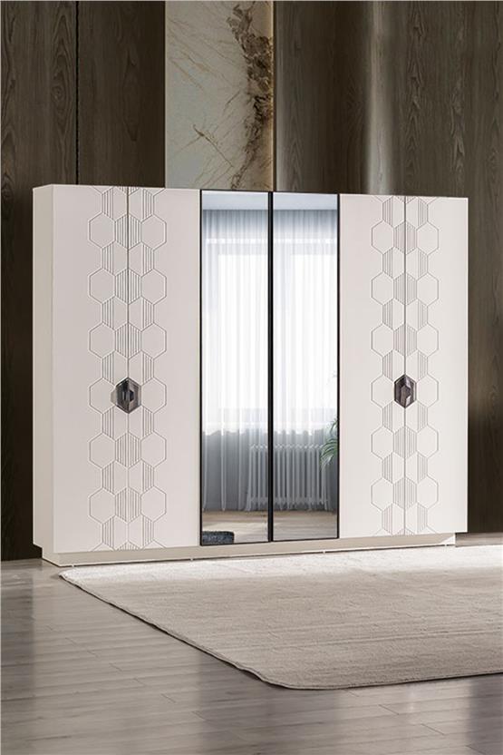 Eymense Opal 6 Kapaklı Gardırop Dolap