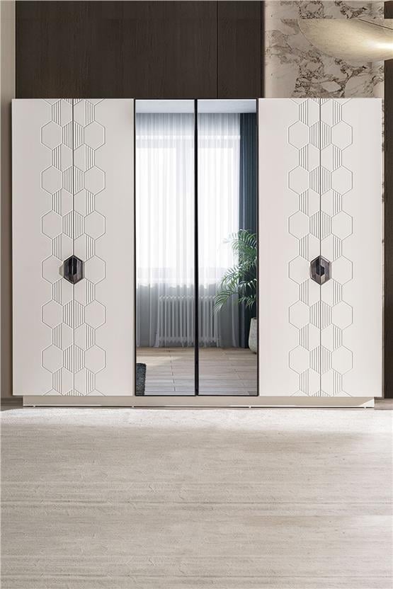 Eymense Opal 6 Kapaklı Gardırop Dolap