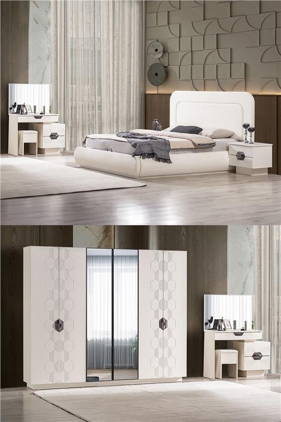 Eymense Opal 6 Kapaklı Yatak Odası Takımı