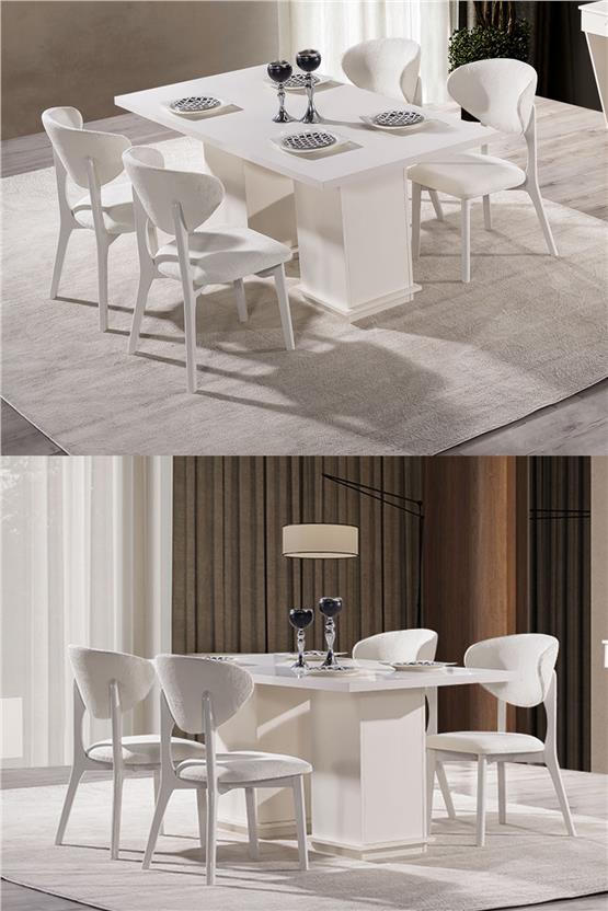 Eymense Opal 6 Sandalyeli Yemek Odası Takımı