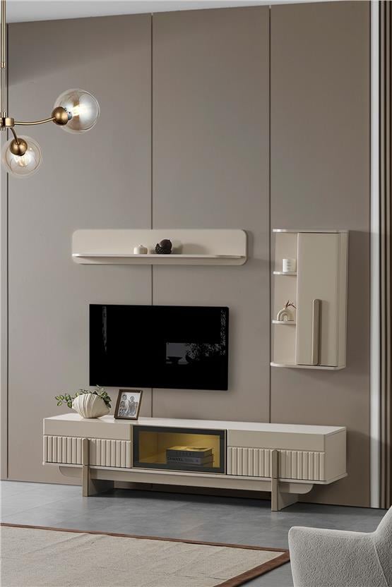 Eymense Oslo TV Ünitesi Krem