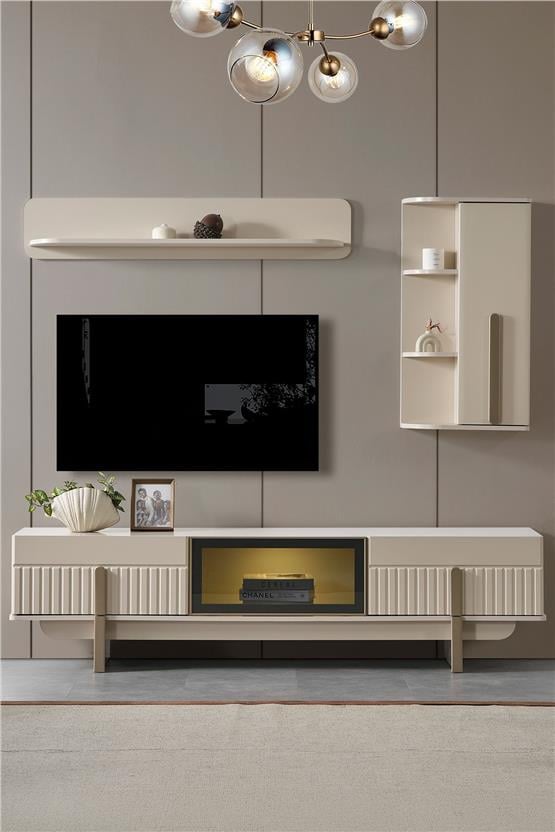 Eymense Oslo TV Ünitesi Krem