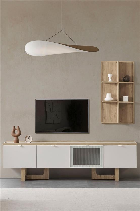 Eymense Palermo TV Ünitesi Krem