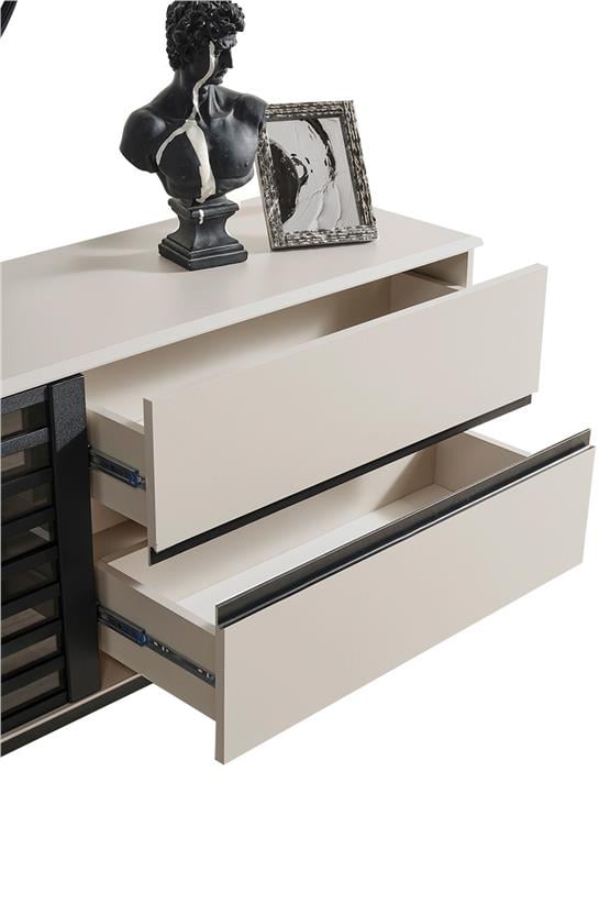 Eymense Pars Aynalı Konsol Antrasit