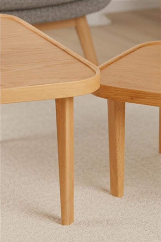 Eymense Pera Orta Sehpa İkili Set Ceviz