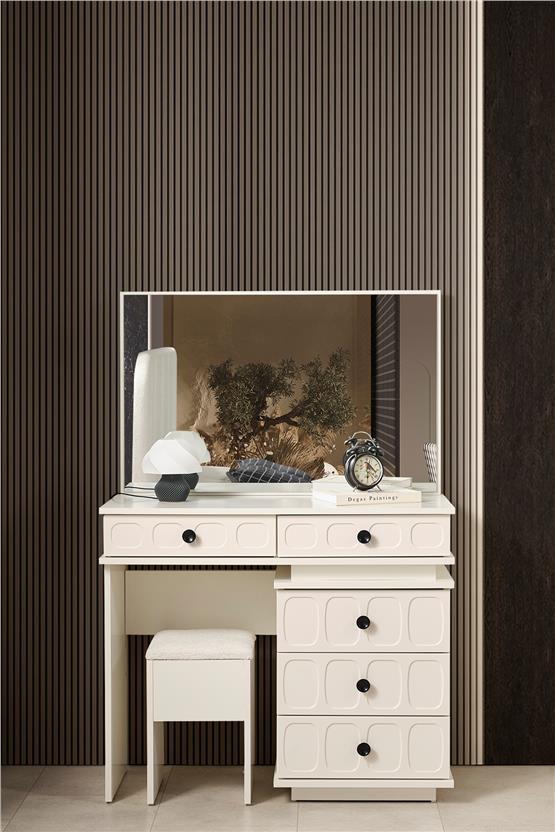 Eymense Petek Benchli Modern 6 Kapaklı Yatak Odası Takımı