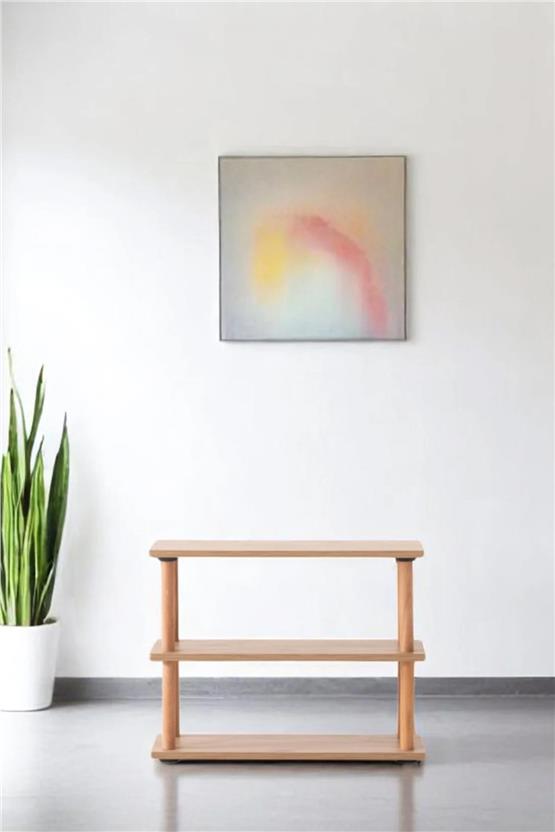 Eymense Pia 3 Raflı Kitaplık Çok Amaçlı Dolap Ceviz