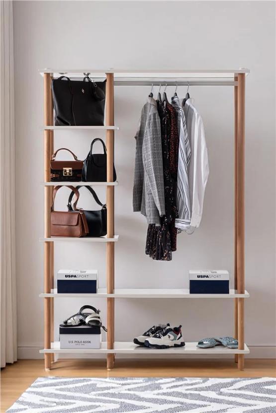 Eymense Pia Açık Gardırop Beyaz