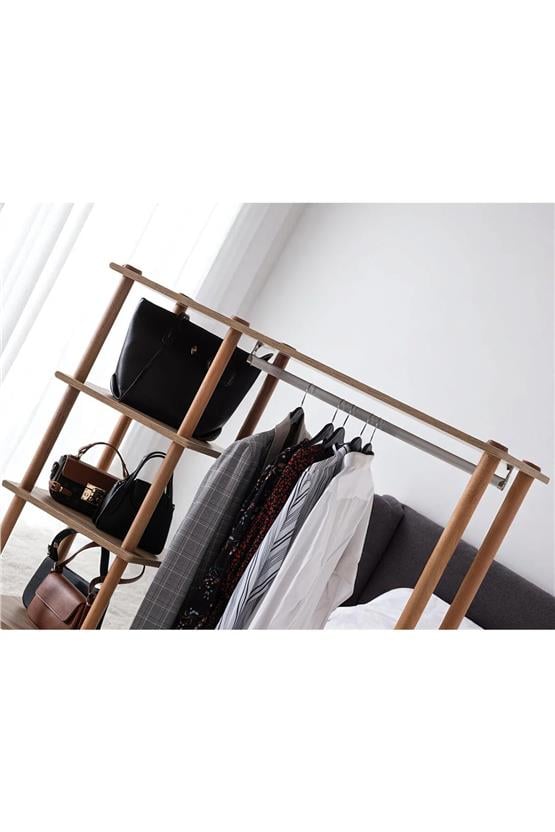 Eymense Pia Açık Gardırop Ceviz