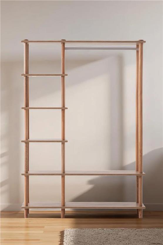 Eymense Pia Açık Gardırop Ceviz