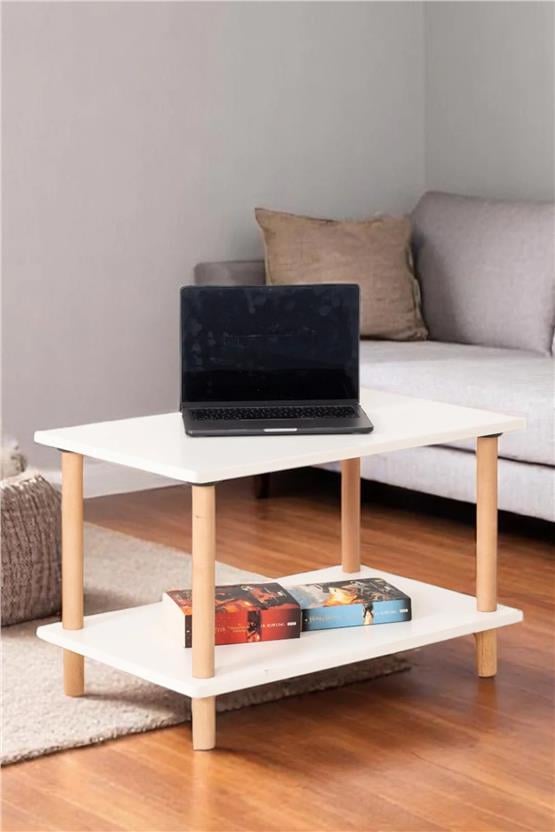 Eymense Pia Orta Sehpa Beyaz