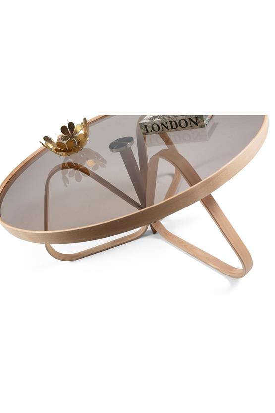 Eymense Pramit Meşe Orta Sehpa Meşe