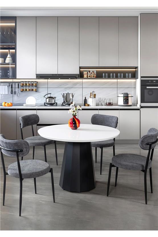 Eymense Ravza 4 Sandalyeli Mutfak Masa Takımı