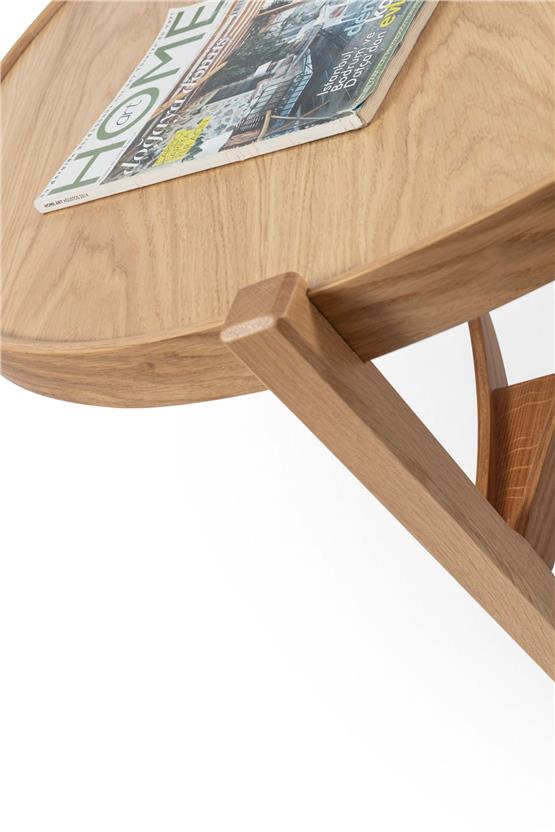 Eymense Ren Meşe Yan Sehpalı İkili Orta Sehpa Meşe