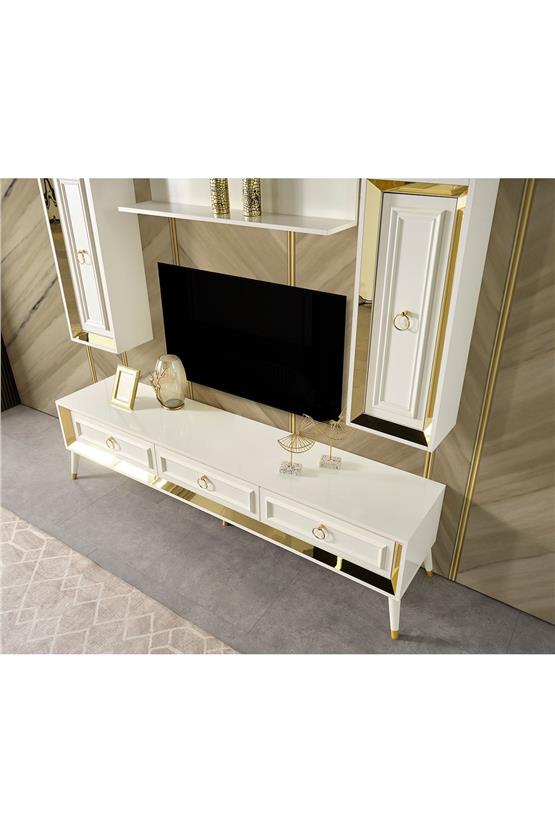 Eymense Rosa Tv Ünitesi Gold