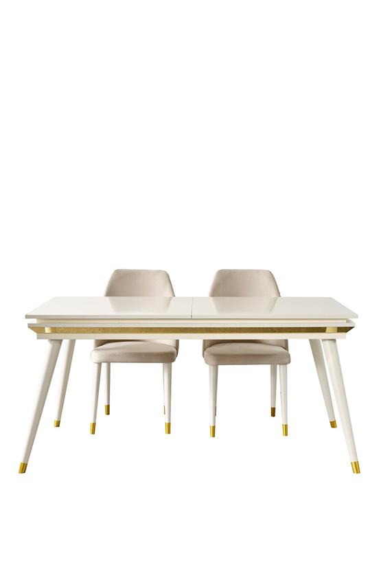 Eymense Rosa Yemek Masa Takımı Gold