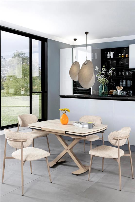 Eymense Seol 4 Sandalyeli Mutfak Masa Takımı