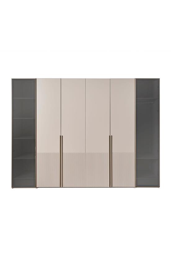 Eymense Silvar 6 Kapaklı Gardırop Bej